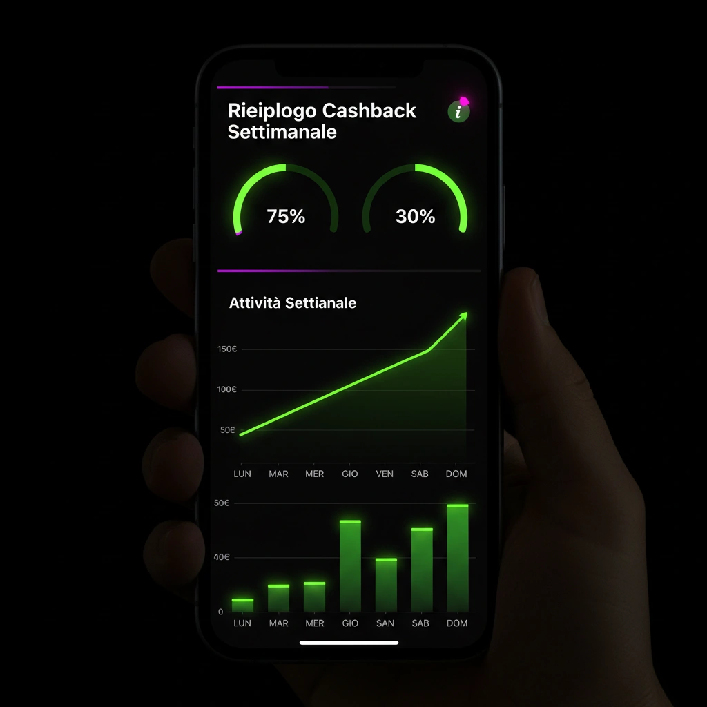 Cashback settimanale nel Betsider APK