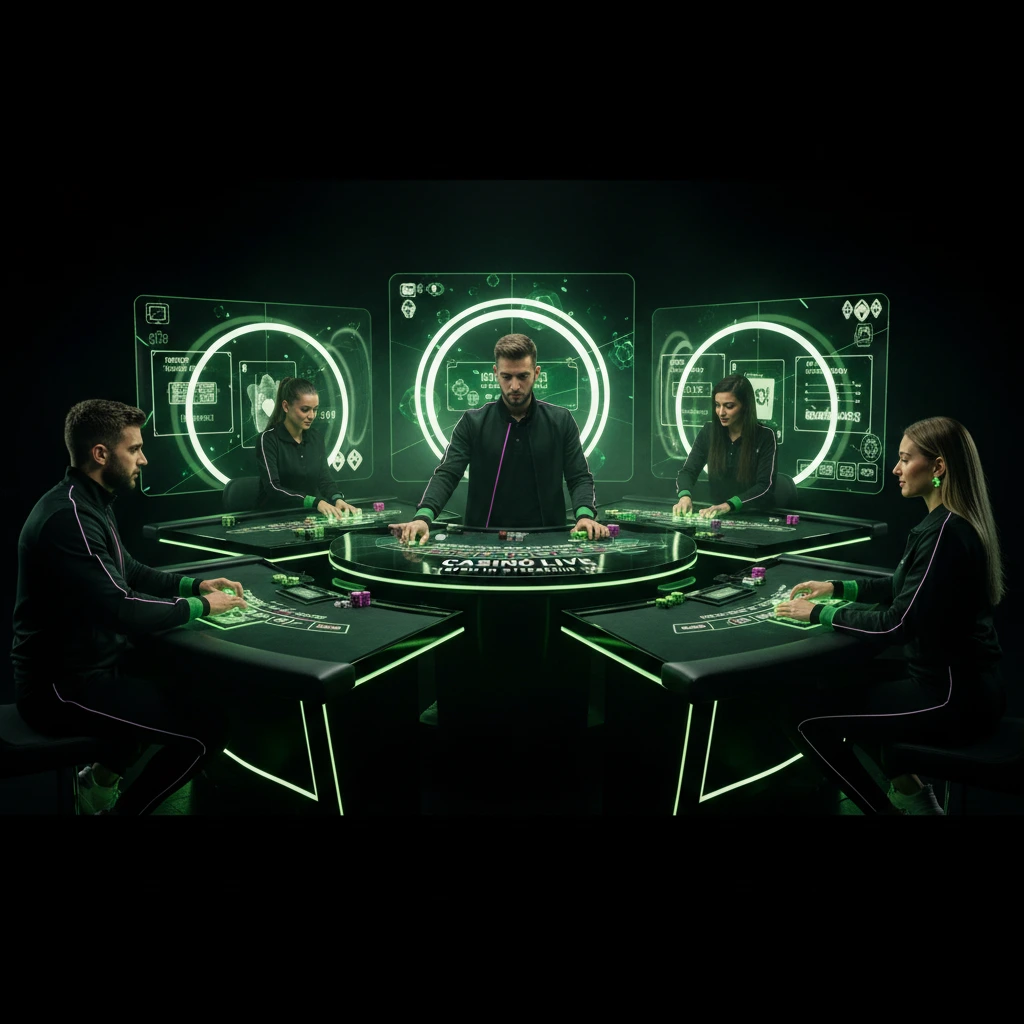 Tavolo del casinò live Betsider con croupier in HD