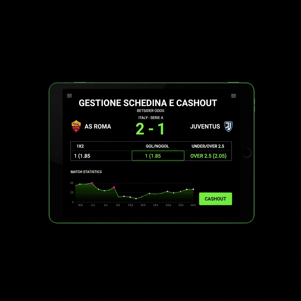 Schedina e cash out