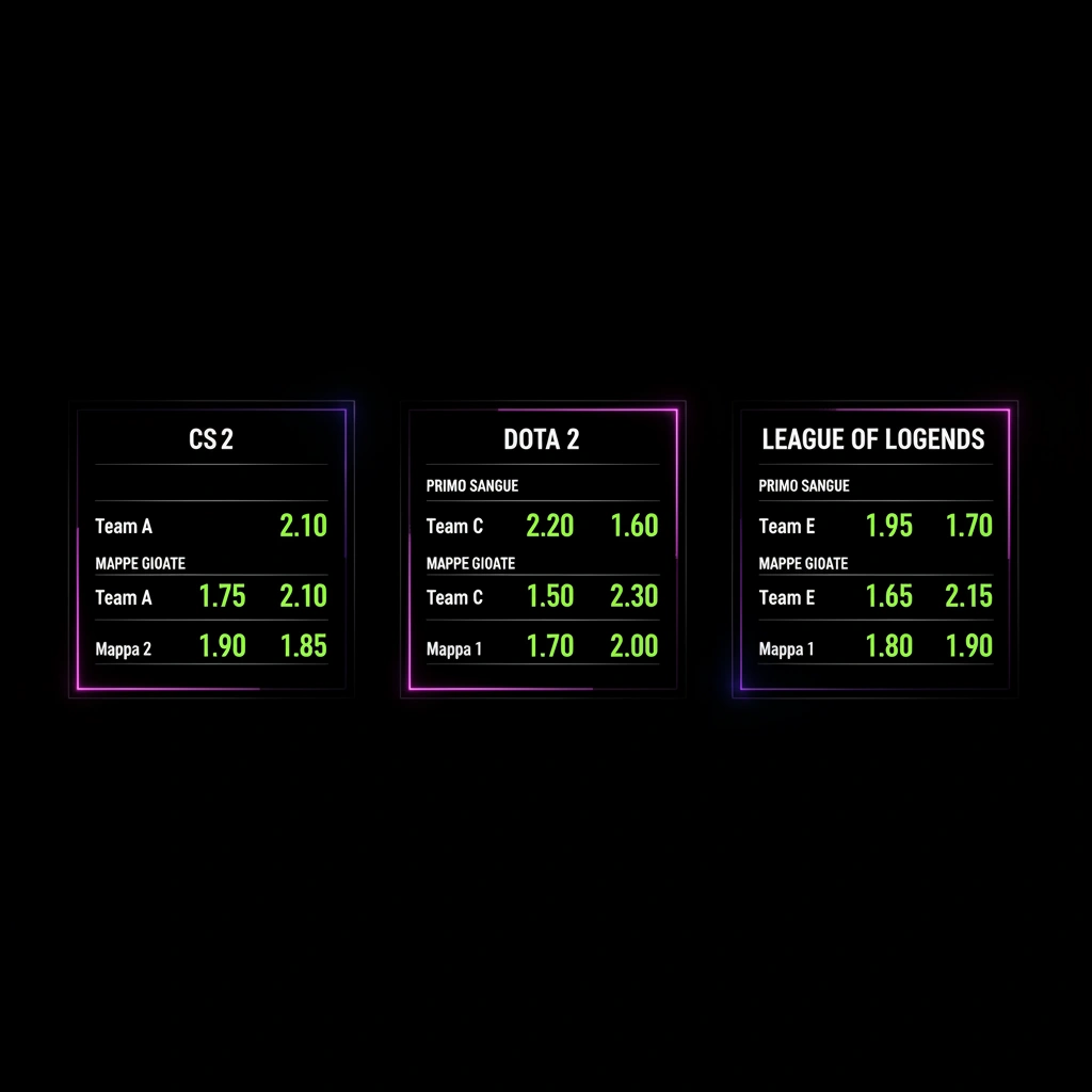 Scommesse sugli esports